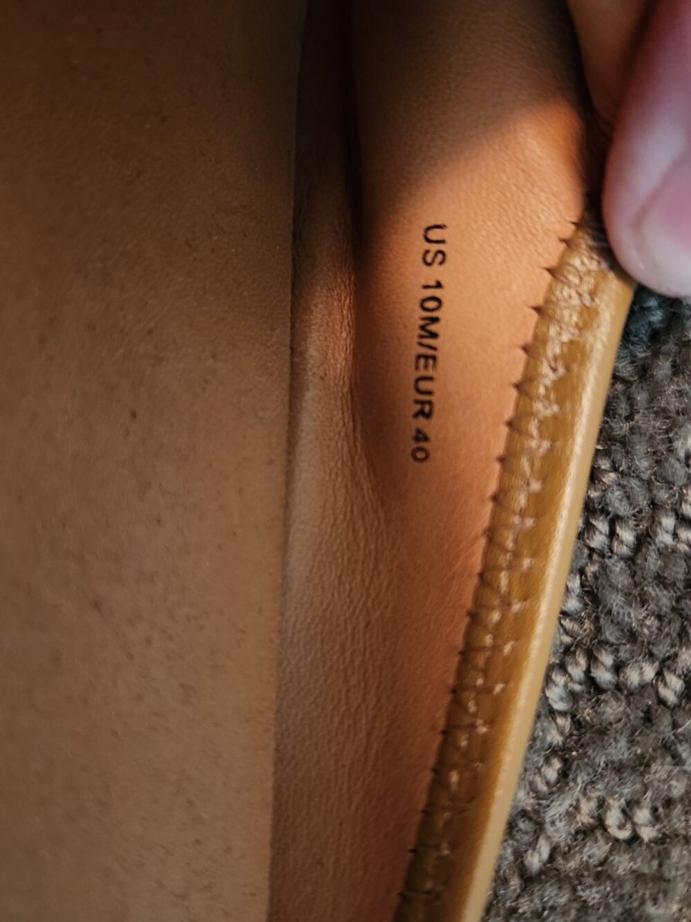 VINCE Caramel Brown Suede Slip-on Mules Sneakers Size US 10 / EUR 40 - Picture 8 of 8